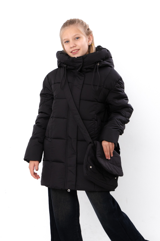 Куртка для дівчинки юніор (зима) + сумка